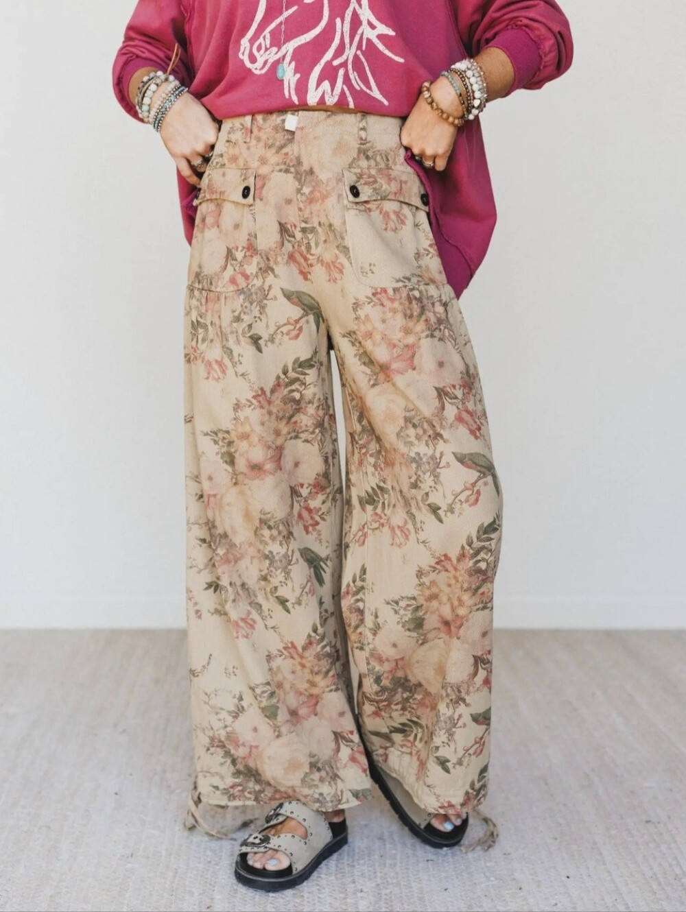 Davi & Dani Season of Florals Pants